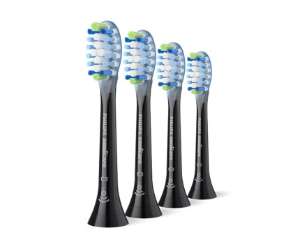 Końcówka do szczoteczek Philips Sonicare Końcówki C3 Premium Plaque Defence Czarne 4 szt. HX9044/88